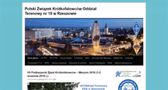 Desktop Screenshot of ot18.pzk.org.pl